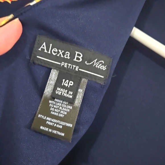 Alexa B Nites dress size petite 14P - Picture 5 of 5